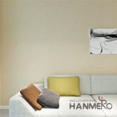 HANMERO Solid Color PVC Embossed Modern Removable Wallpaper For Wall 